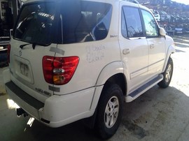 2001 TOYOTA SEQUOIA, WHITE, LIMITED MODEL, 4.7L, AT, 4WD.  Z26264